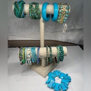 Blue green bracelet lit bundle